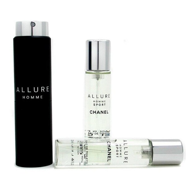 Chanel Allure Homme Sport Eau De Toilette Travel Spray (With Two Refills) 3x20ml/0.7oz 3x20ml/0.7oz