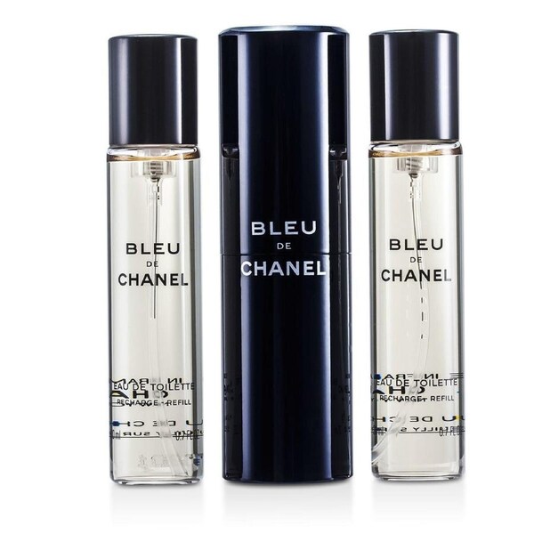 Chanel Bleu De Chanel Eau De Toilette Travel Spray & Two Refills 3x20ml/0.7oz 3x20ml/0.7oz