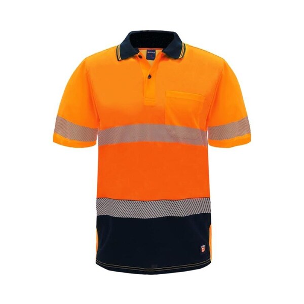 Citeco Orange Hi Vis Short Sleeve Polo 2XL - Lightweight - Breathable