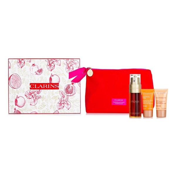 Clarins Double Serum & Extra-Firming Collection 3pcs+1bag 3pcs+1bag
