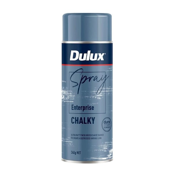 Dulux Spray Paint Chalky 340g - 340g - Chalky White - Quick-Drying