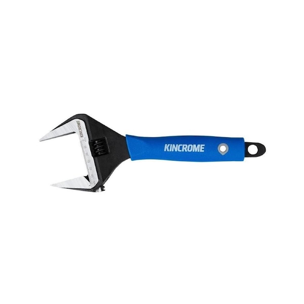 Kincrome 300mm Adjustable Wide Mouth Wrench - Chrome Vanadium Steel - Ergonomic Handle