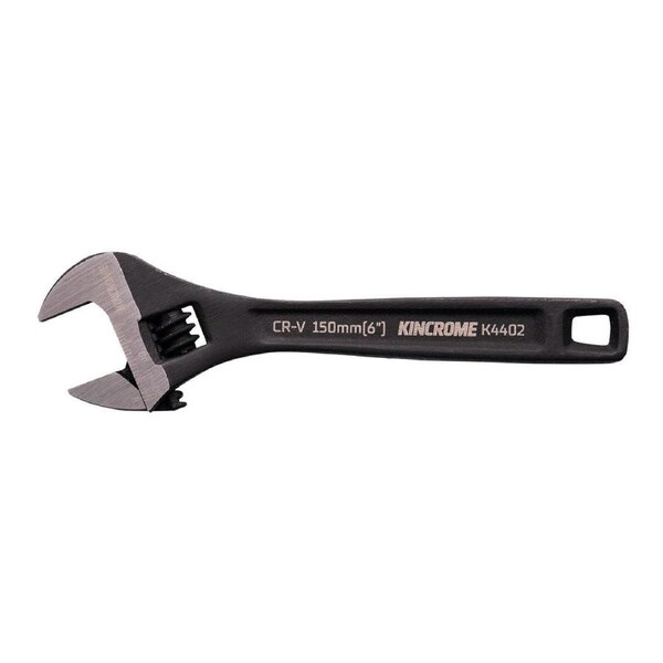 Kincrome Adjustable Wrench 150mm 6 - Chrome Vanadium Steel - 19mm Jaw Opening - Corrosion Resistant
