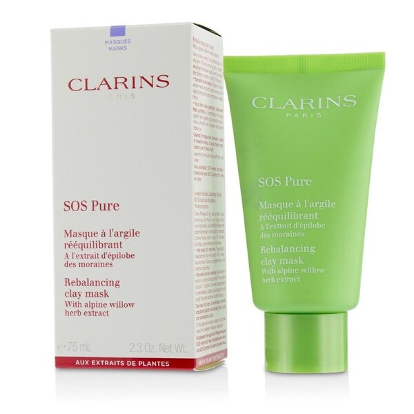 Clarins SOS Pure Rebalancing Clay Mask with Alpine Willow - Combination to Oily Skin 75ml/2.3oz 75ml/2.3oz