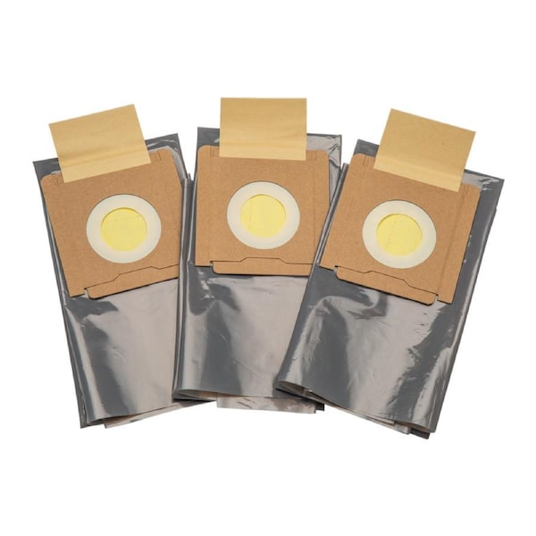 Powerfit Workshop Vacuum Bags - 30-38L M-Class - 3 Pack - Tear-Resistant