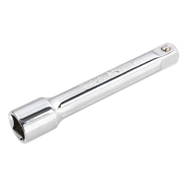 Trojan 125mm Socket Extension Bar - 1/2" Drive - Durable Polished Chrome Vanadium