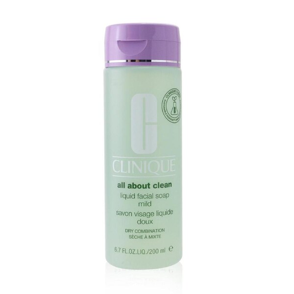 Clinique All About Clean Liquid Facial Soap Mild - Dry Combination Skin 200ml/6.7oz 200ml/6.7oz