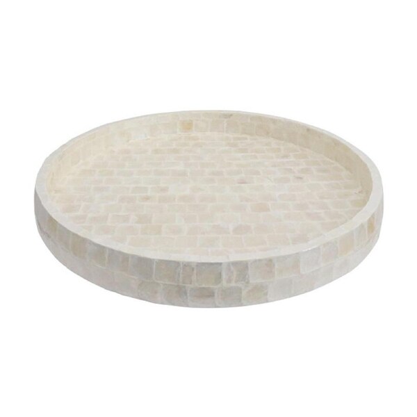 LVD Edge Bamboo Round Serving Lazy Susan Home Kitchen Decor 35x35x6cm