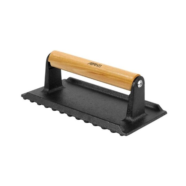 Avanti Cast Iron Rectangular Meat & Bacon Press