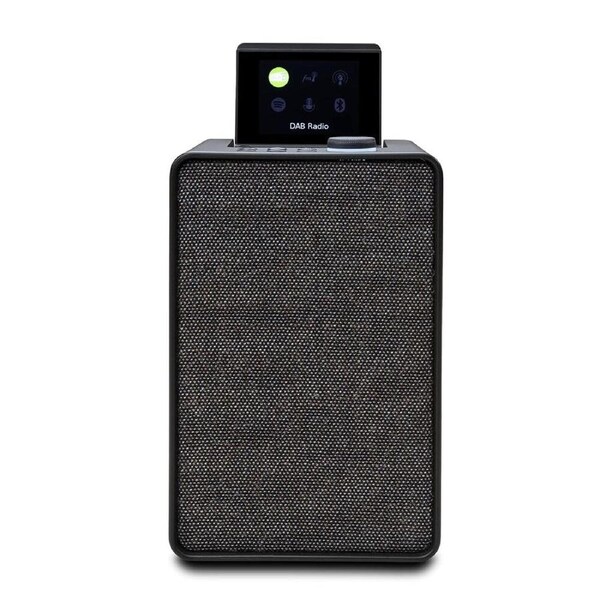 PURE Evoke Spot Compact Smart Radio with Foldable Colour Display - Coffee Black