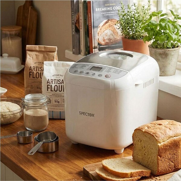 Spector Automatic Bread Maker Machine Oven Non Stick Bakehouse Kneading Mixing