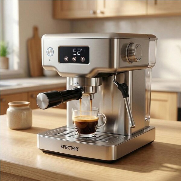 Spector 20 Bar Espresso Coffee Machine Maker Milk Frother Cappuccino Latte Cafe