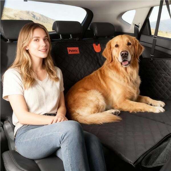 Pawz Dog Car Seat Cover Pet Back Seat Hammock Safety Protector Waterproof