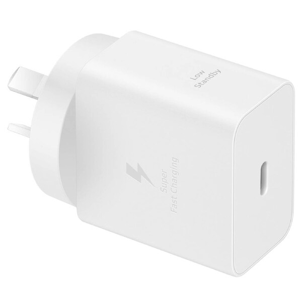 Samsung 45W Power Adapter with extra-long 1.8m USB-C Cable - White