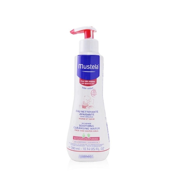 Mustela No Rinse Soothing Cleansing Water (Face & Diaper Area) - For Very Sensitive Skin 300ml/10.14oz 300ml/10.14oz