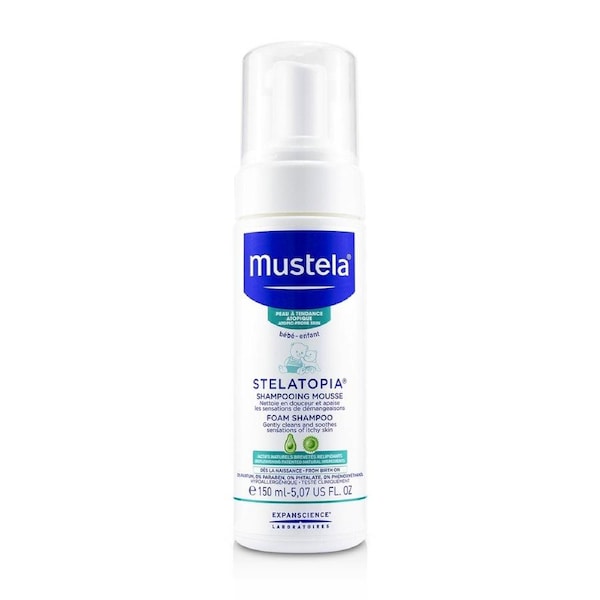 Mustela Stelatopia Foam Shampoo (Gently Cleans and Soothes Sensations of Itchy Skin) 150ml/5.07oz 150ml/5.07oz