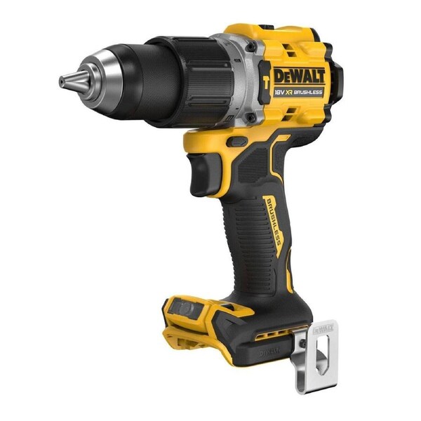 Dewalt 18V XR Compact Premium Hammer Drill Driver Skin Only - 1.3kg - Brushless - 14-Position Torque Control - LED Light