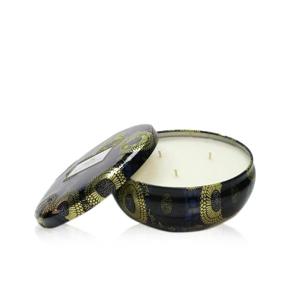 Voluspa 3 Wick Decorative Tin Candle - Moso Bamboo 340g/12oz 340g/12oz