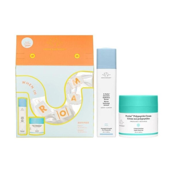 Drunk Elephant When In Roam Set: Protini Polypeptide Cream 50ml+ B-Hydra Intensive Hydration Serum 50ml 2pcs 2pcs