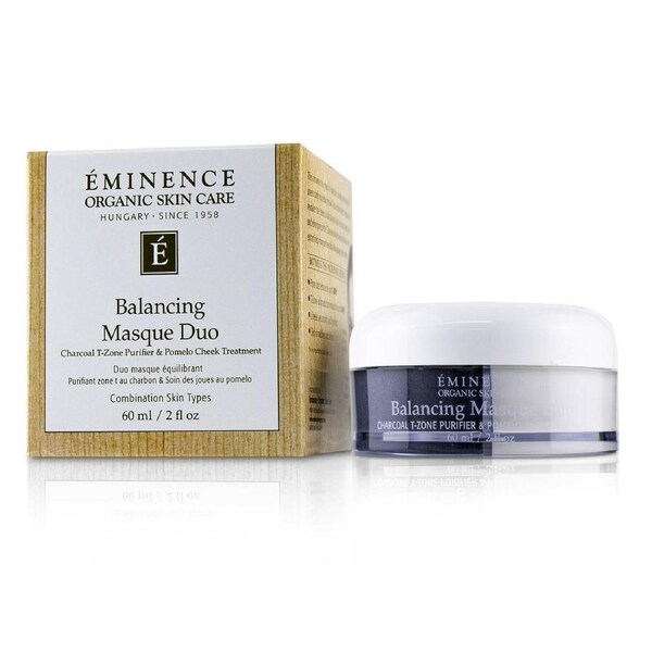 Eminence Balancing Masque Duo: Charcoal T-Zone Purifier & Pomelo Cheek Treatment - For Combination Skin Types 60ml/2oz 60ml/2oz