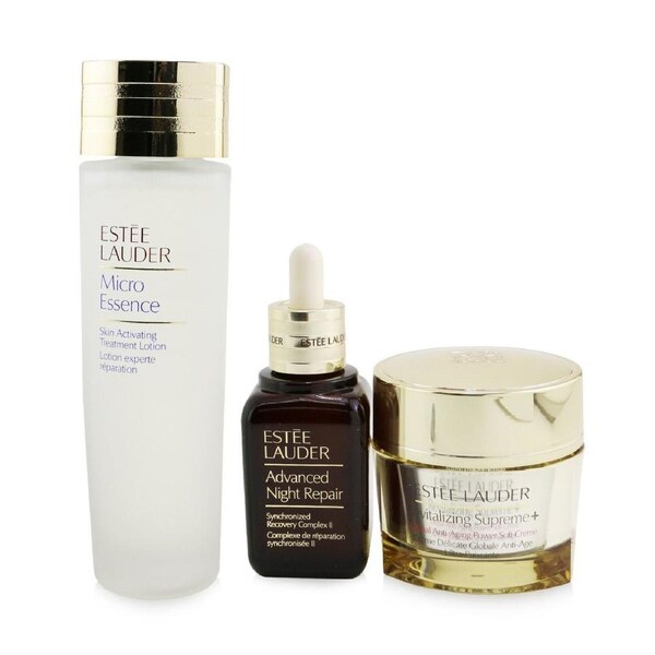Estee Lauder Advanced Night Repair Essentials Set: Advanced Night Repair 50ml+ Micro Essence 150ml+ Revitalizing Supreme+ Creme 75ml 3pcs 3pcs
