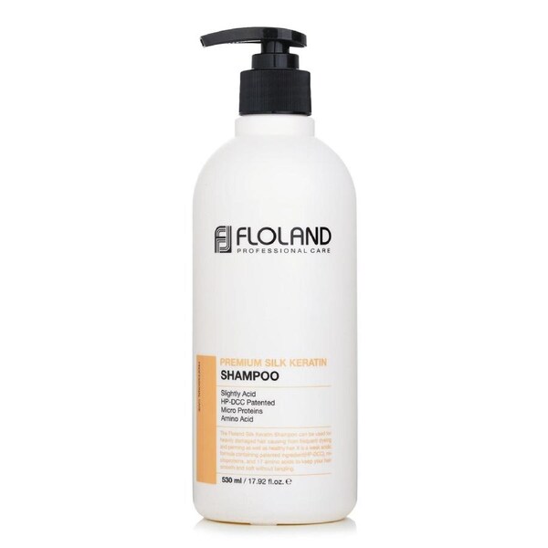 Floland Premium Silk Keratin Shampoo 530ml/17.92oz 530ml/17.92oz