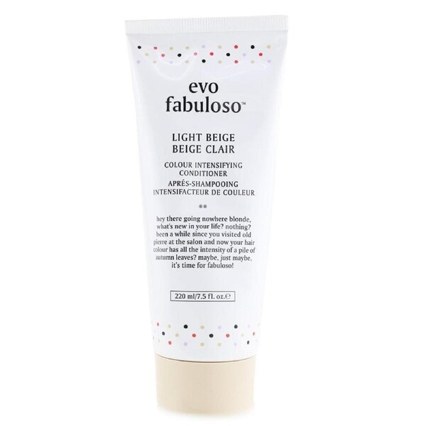 Evo Fabuloso Colour Intensifying Conditioner - # Light Beige 220ml/7.5oz 220ml/7.5oz