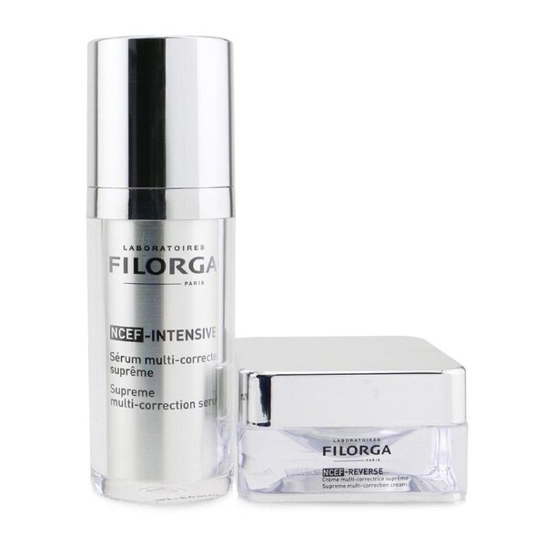 Filorga Supreme Skin Quality Set: NCEF-Intensive Supreme Multi-Correction Serum 30ml + NCEF-Reverse Supreme Multi-Correction Cream 15ml 2pcs 2pcs
