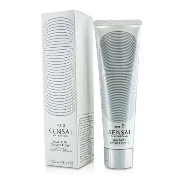 Kanebo Sensai Silky Purifying Mud Soap - Wash & Mask (New Packaging) 125ml/4.3oz 125ml/4.3oz