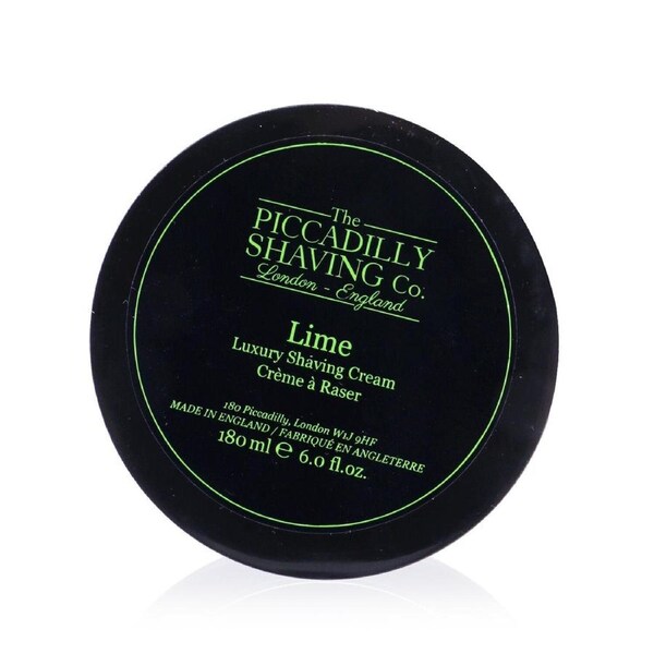 The Piccadilly Shaving Co. Lime Luxury Shaving Cream 180g/6oz 180g/6oz
