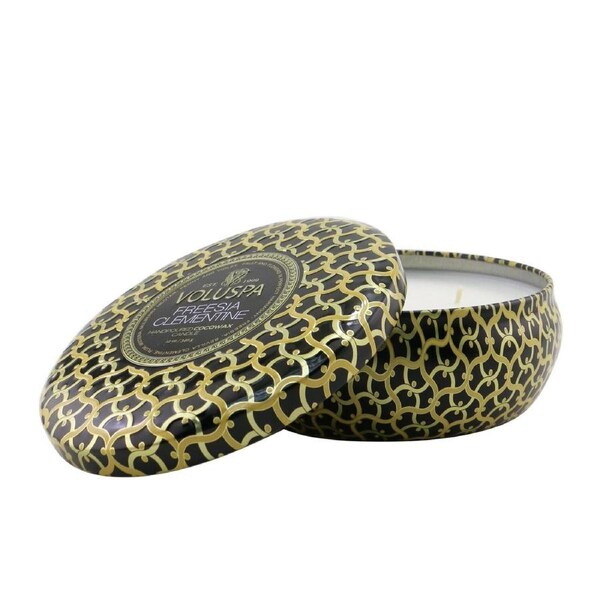 Voluspa 3 Wick Decorative Tin Candle - Freesia Clementine 340g/12oz 340g/12oz