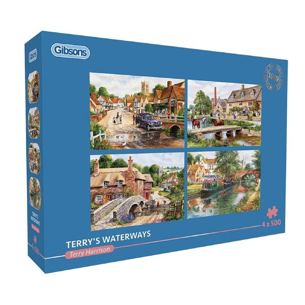 Puzzle - Gibsons - Terrys Waterways 4X500Pc