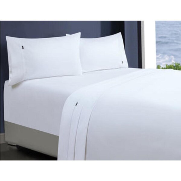 1000TC Egyptian Cotton Mega King Fitted Sheet & 2 Pillowcases - White