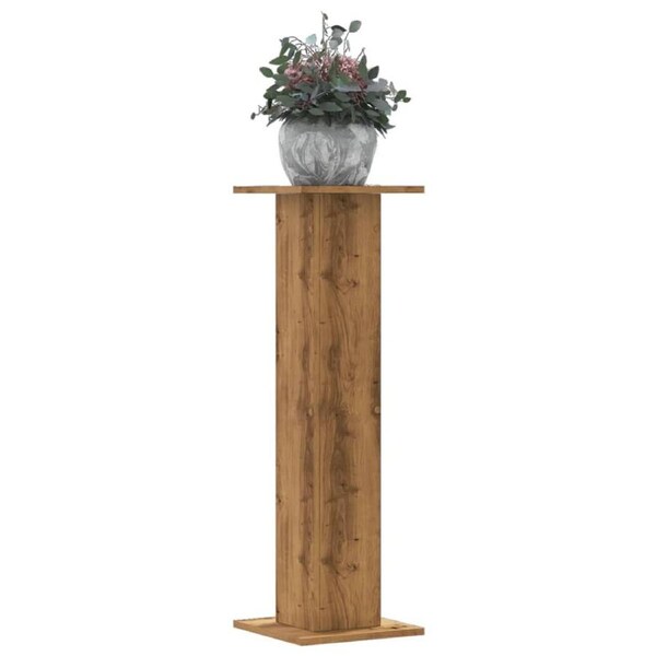 Plant Stands 2 pcs Artisian Oak 30x30x95 cm Engineered Wood vidaXL