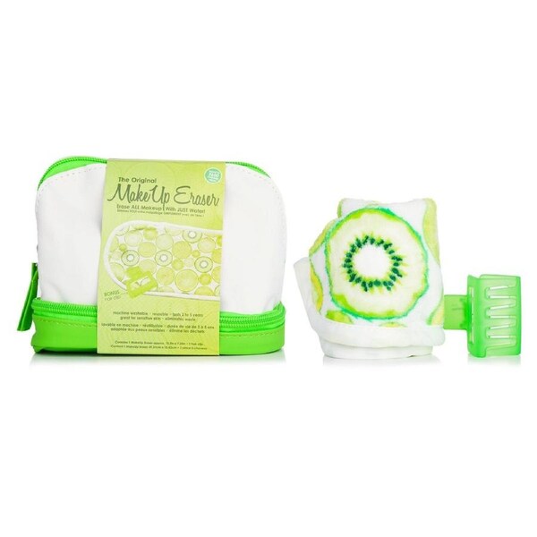 MakeUp Eraser Key Lime Set (1x MakeUp Eraser Cloth + 1x Hair Clip + 1x Bag) 2pcs+1bag 2pcs+1bag