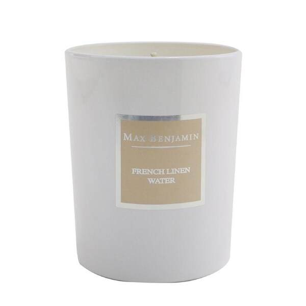 Max Benjamin Candle - French Linen Water 190g/6.5oz 190g/6.5oz