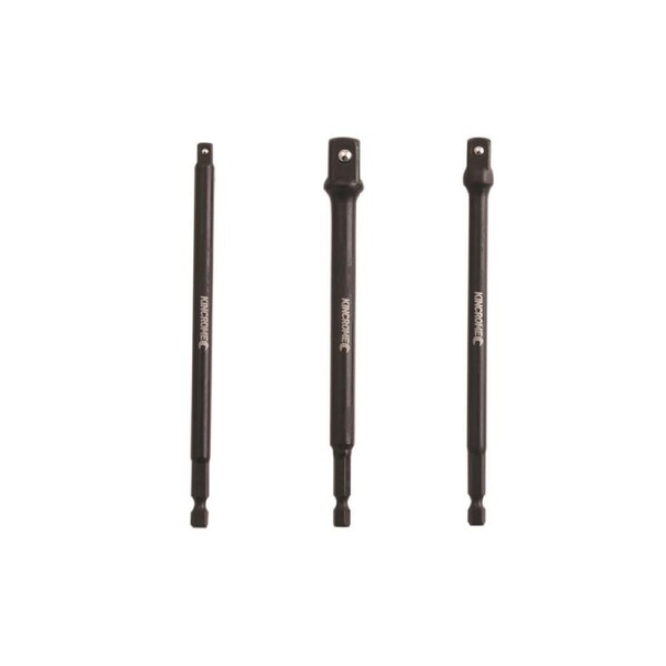 Kincrome Impact Drill Socket Adapter Set - 3 Piece - Cr-Mo - Durable