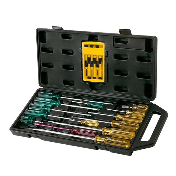 Stanley 20 Piece Screwdriver Set - Acetate - Chrome Vanadium Steel - Durable