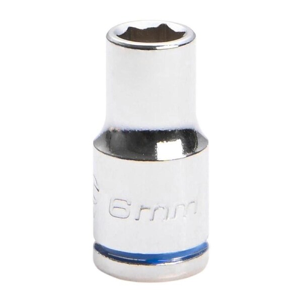 Kincrome 6mm Socket - Chrome Vanadium Steel - Mirror Polish Finish