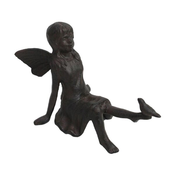 LVD Large Garden Fairy Bird Iron Ornament Indoor/Outdoor Decor 25x16.50x16cm