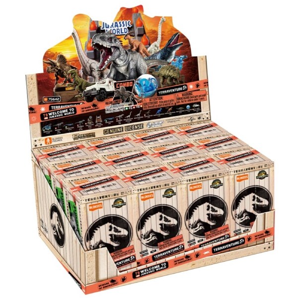 Blokees Jurassic World Terraventure TS-02 Welcome to Jurassic World Blind Box Full Case Set of 12