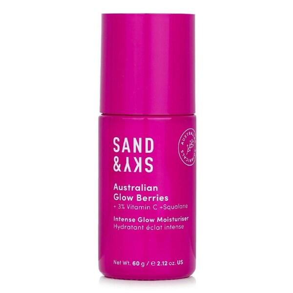 Sand & Sky Australian Glow Berries Intense Glow Moisturiser - Nourish + Smooth 60ml/2.12oz 60ml/2.12oz