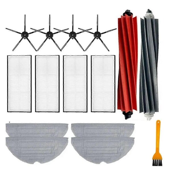 For S8 S8 Pro Ultra S8+ S8+Pro Vacuum Cleaner Main Roller Brush Side Brush Mop Cloth Replacement Par