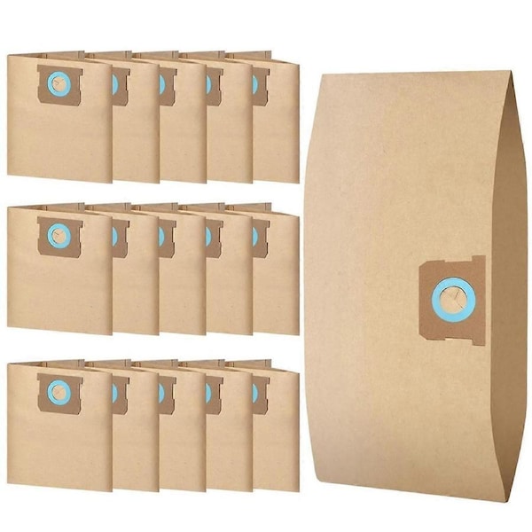 16 PACK DXVA19-4101 Bags for Vacuum Bags for 6-10 Gallon Wet/Dry Vacuum, for Bags