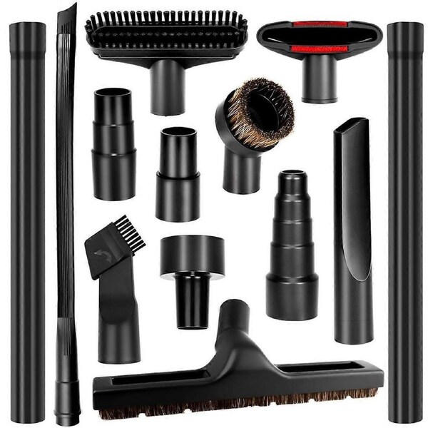 Universal Vacuum Attachment Kit, Universal Vacuum Attachments & Brushes 1.25 Inch Vacuum Hose Adapte