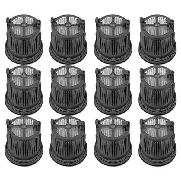 12pcs Compatible for X4 Pro / Trouver X4 Pro Sweeping Robot Replacement Parts Accessories Hepa Filte