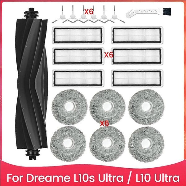 For L10s Ultra / L10 Ultra Parts Accessories Main Brush Side Brush HEPA Filter Wiping Cloth Replacem