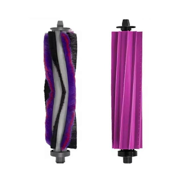 2PCS Vacuum Brush Replacement for E10S / E20 Plus Vacuum Cleaner Spare Parts Main Brush Roller Brush