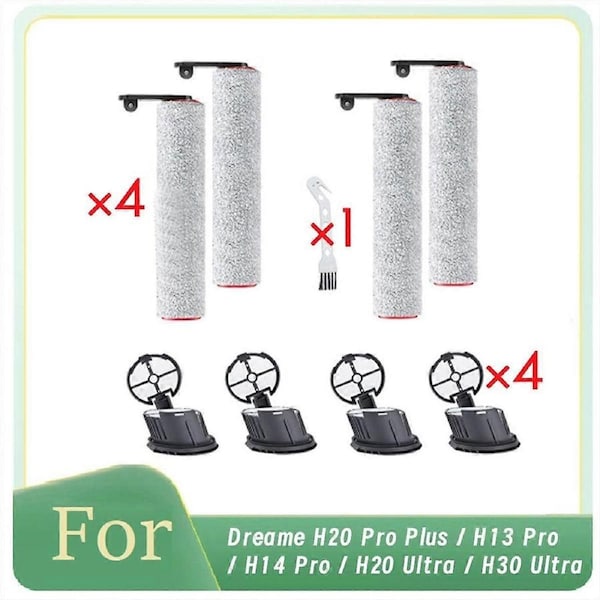For Dreame H20 Pro Plus / H13 Pro / H14 Pro / H20 Ultra / H30 Ultra Vacuum Cleaner Roller Brush Hepa