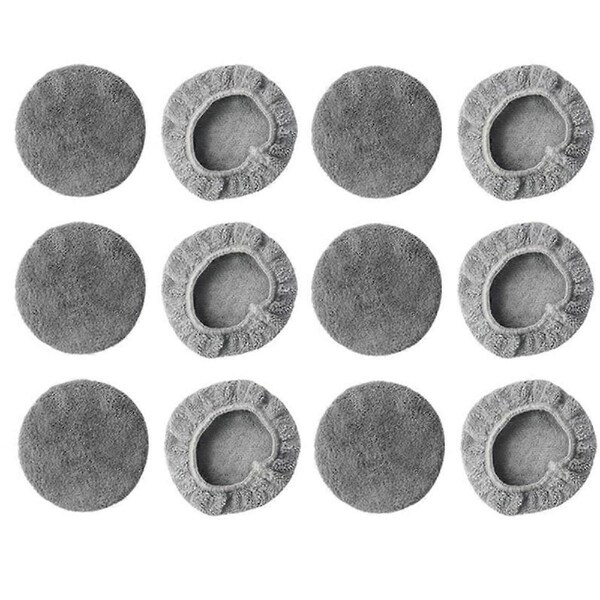 12pcs Window Cleaning Robot Universal Round Mops Accessories for 168 188 Weeper Cloth Vacuum Cleaner